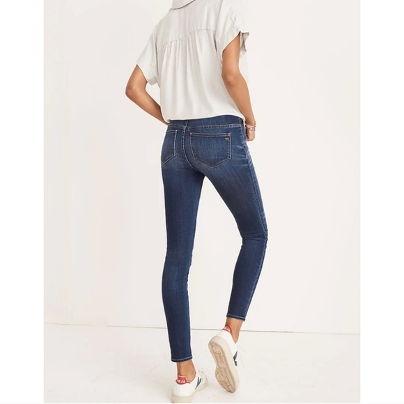Madewell Maternity Over The Belly Skinny Jeans Danny Wash NWT Sz 34 - Picture 3 of 7